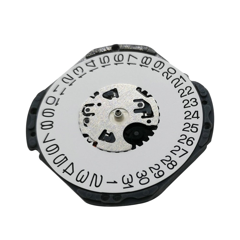 Date At 3 O'clock 3 Hands Watch Movement With Battery For VJ42 VJ42B Watch