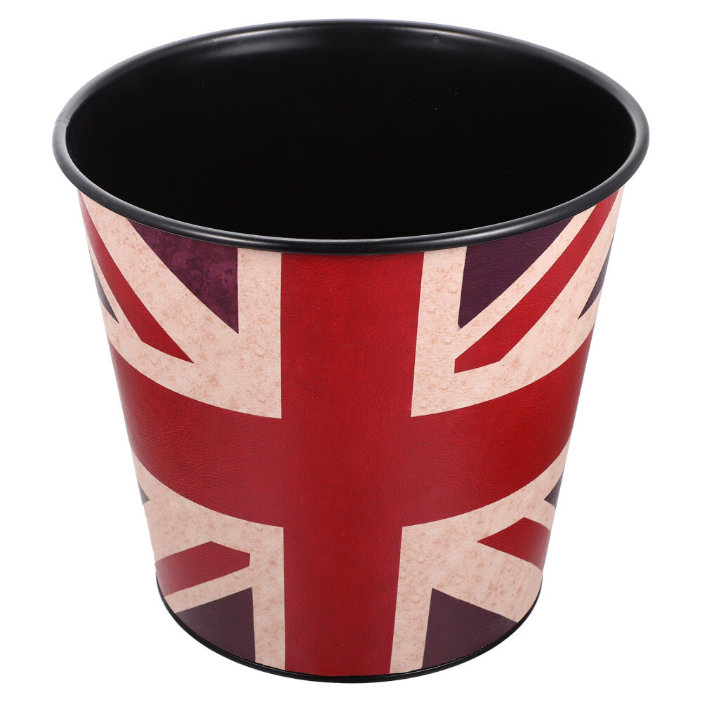 Home Trash Bin Waste Paper Bucket Garbage Cans World Themed Office Baby