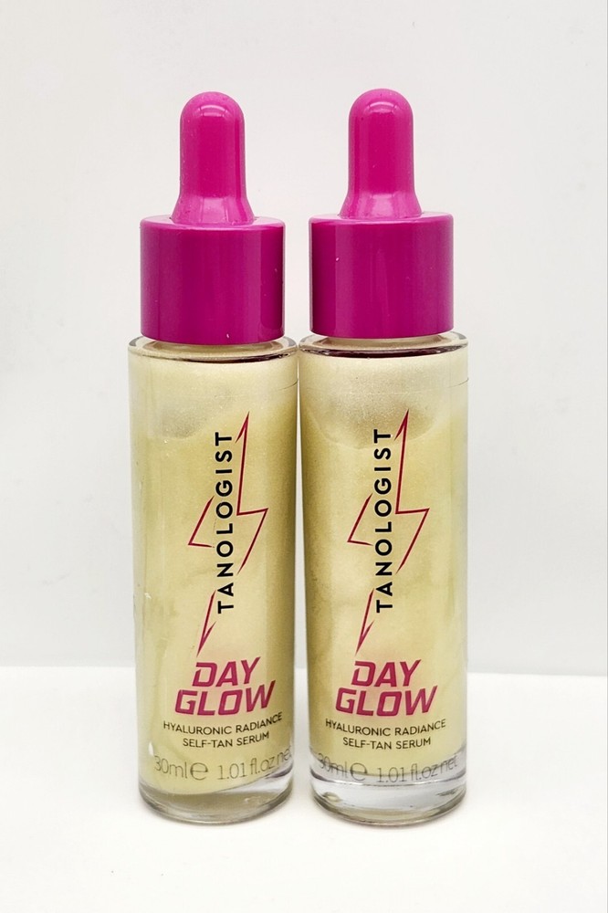 2X Tanologist Day Glow Face Serum - Hydrating Primer with Hyaluronic Acid, Vegan-image
