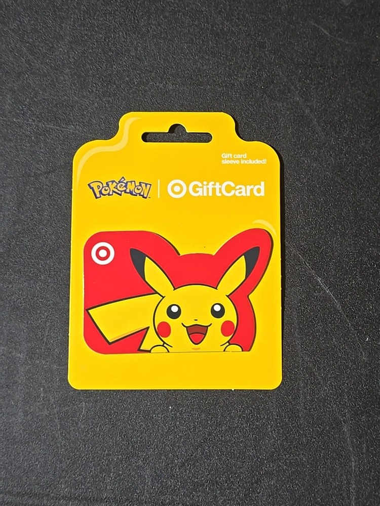 Target Gift Card Die-Cut Pikachu Pokemon - Nintendo 2019 -Collectible - No Value-image