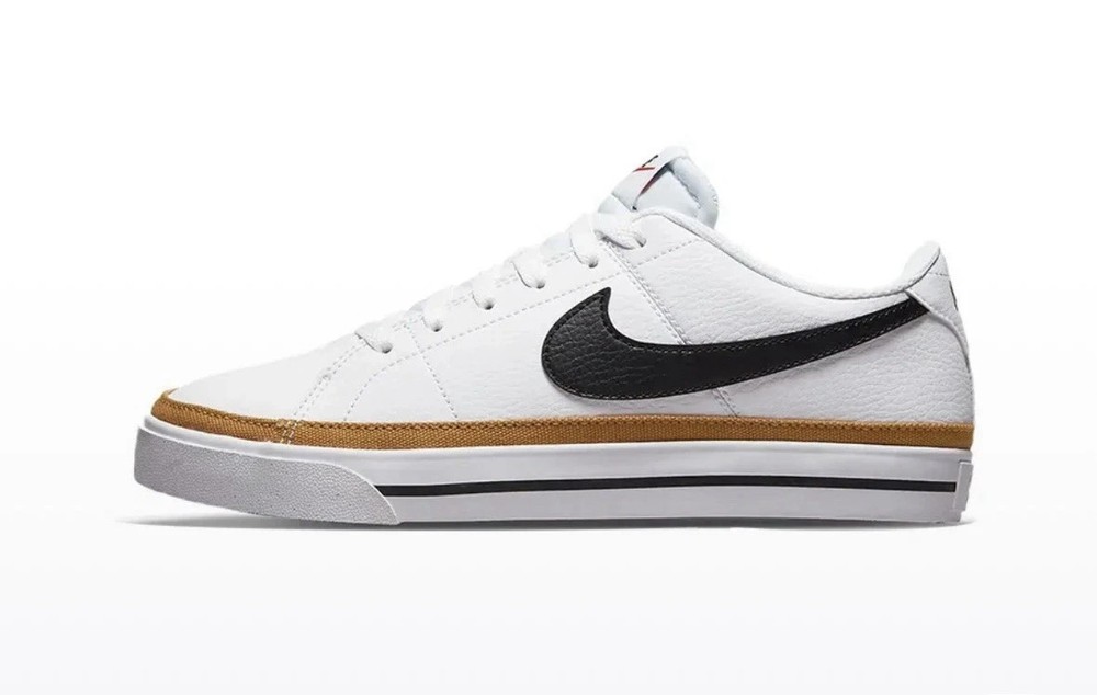 Size 9 Womens - Nike Court Legacy Next Nature White Desert Ochre