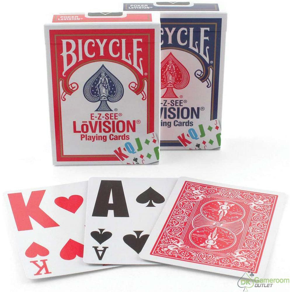 Bicycle EZ See Lo-Vision Playing Cards - 1 Deck - 1 deck(s)