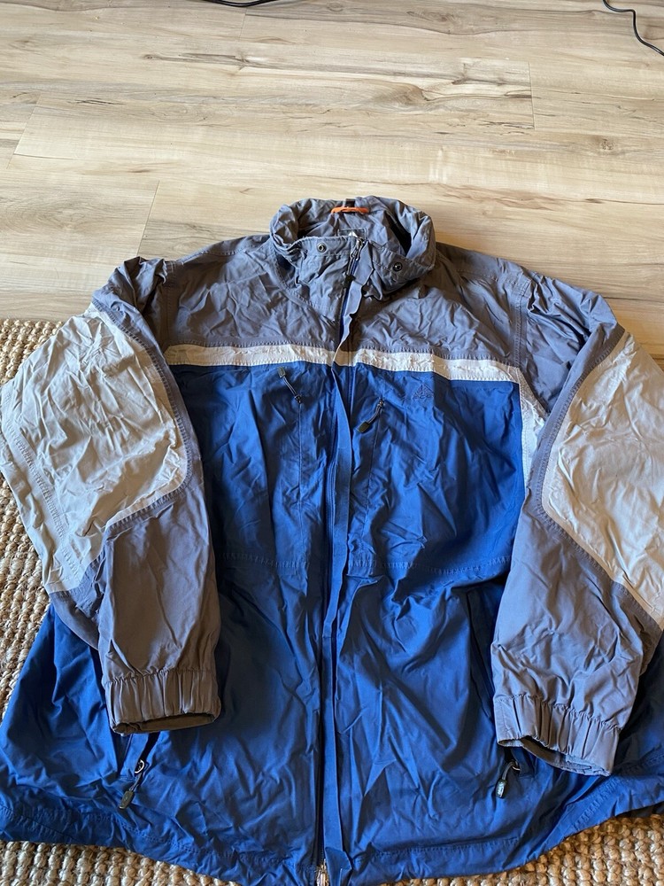 Vintage Nike ACG Storm Fit Jacket Size 2XL Blue Grey