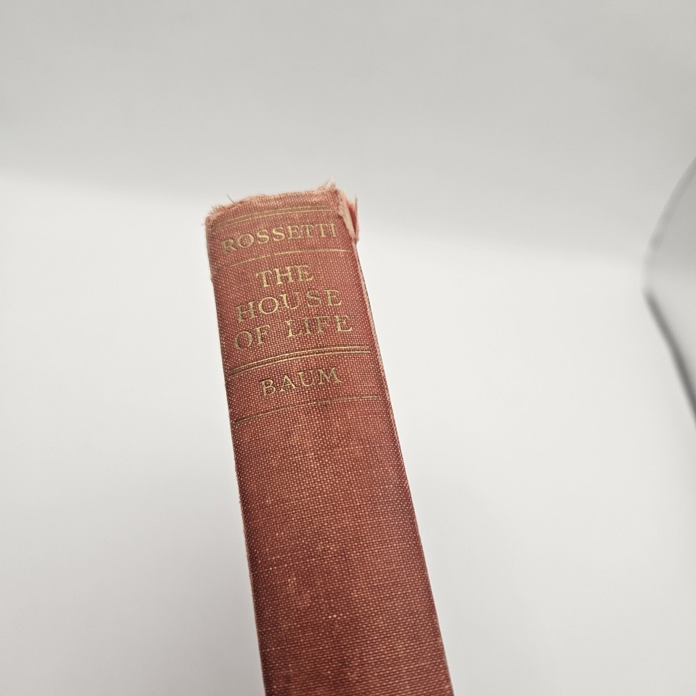 The House Of Life A Sonnet Sequence By Dante Rosetti 1928 Hardcover Harvard...