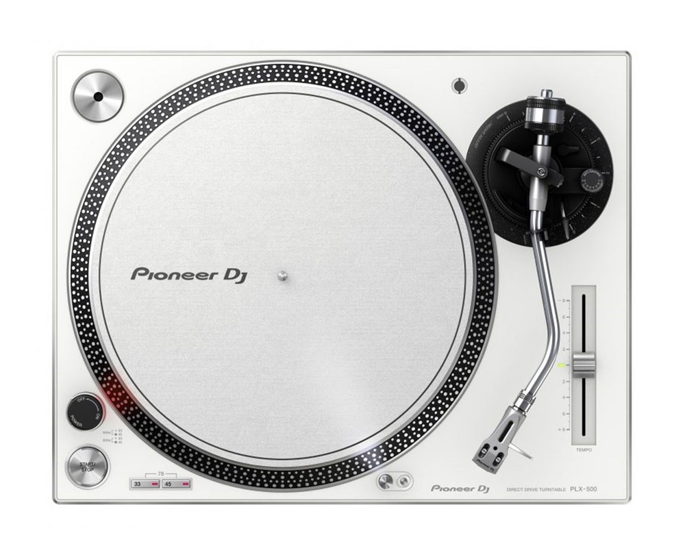 Pioneer DJ PLX-500 White Direct-Drive Vinyl Turntable PLX500 PLX500W