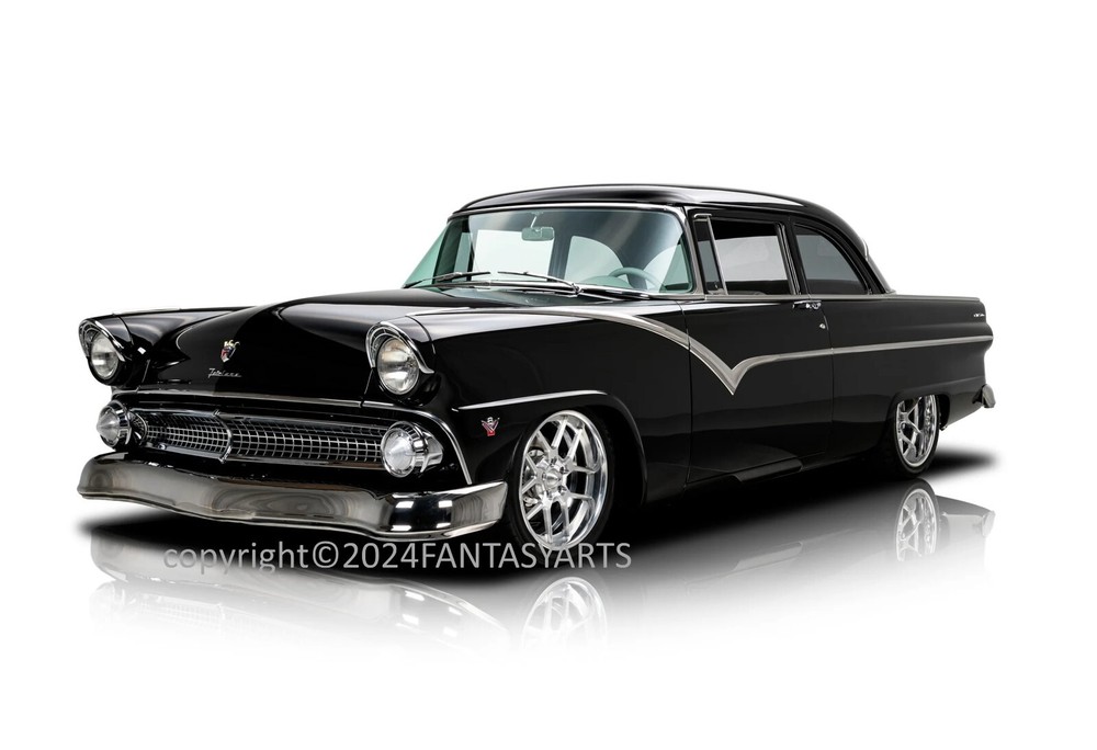 1955 Ford Fairlane Premium Glossy Photo Print 8.5