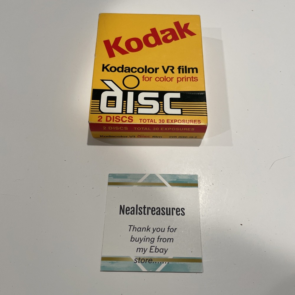Kodak Kodacolor Gold Print Film - 2 Disc Pack 30 Exposures *3/1986*