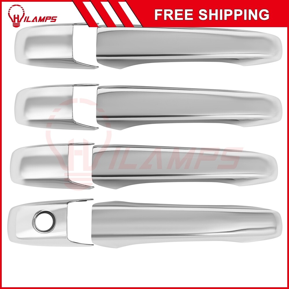 2008-2011 Dodge Avenger Chrome Door Handle Covers Left Right Non-Smart Key
