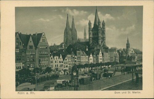 Ansichtskarte Köln a. Rh. Dom und St. Martin (Nr.9584)