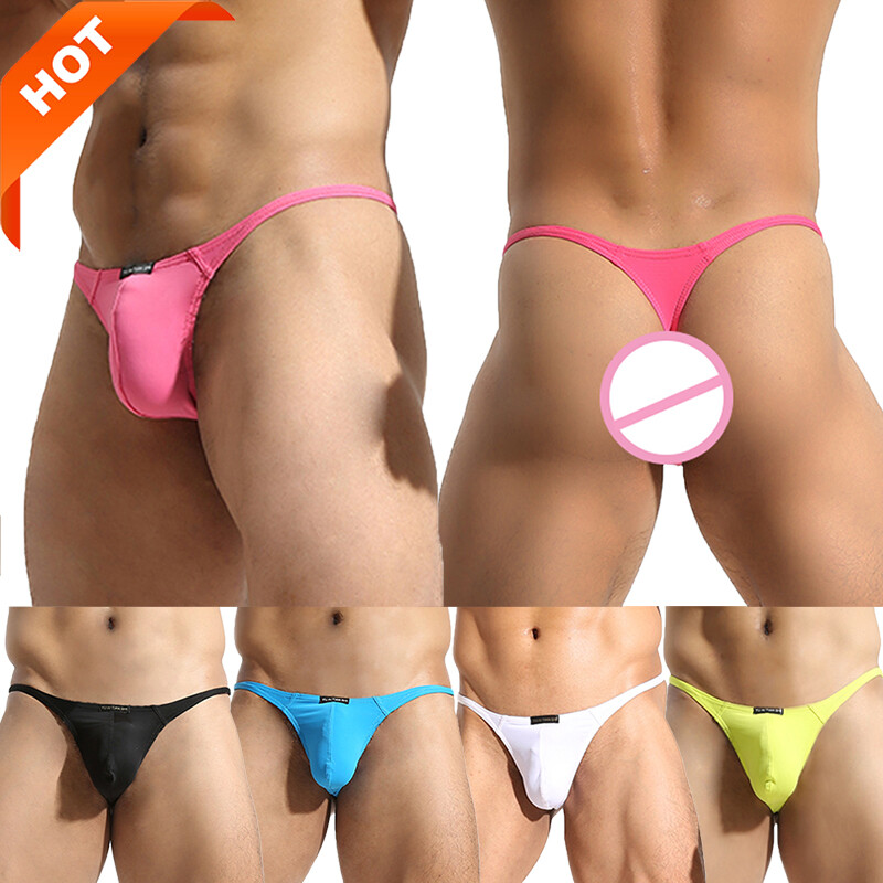 Mens G-string Briefs Underwear Sexy Thongs Panties Underpants Lingerie T-Back US