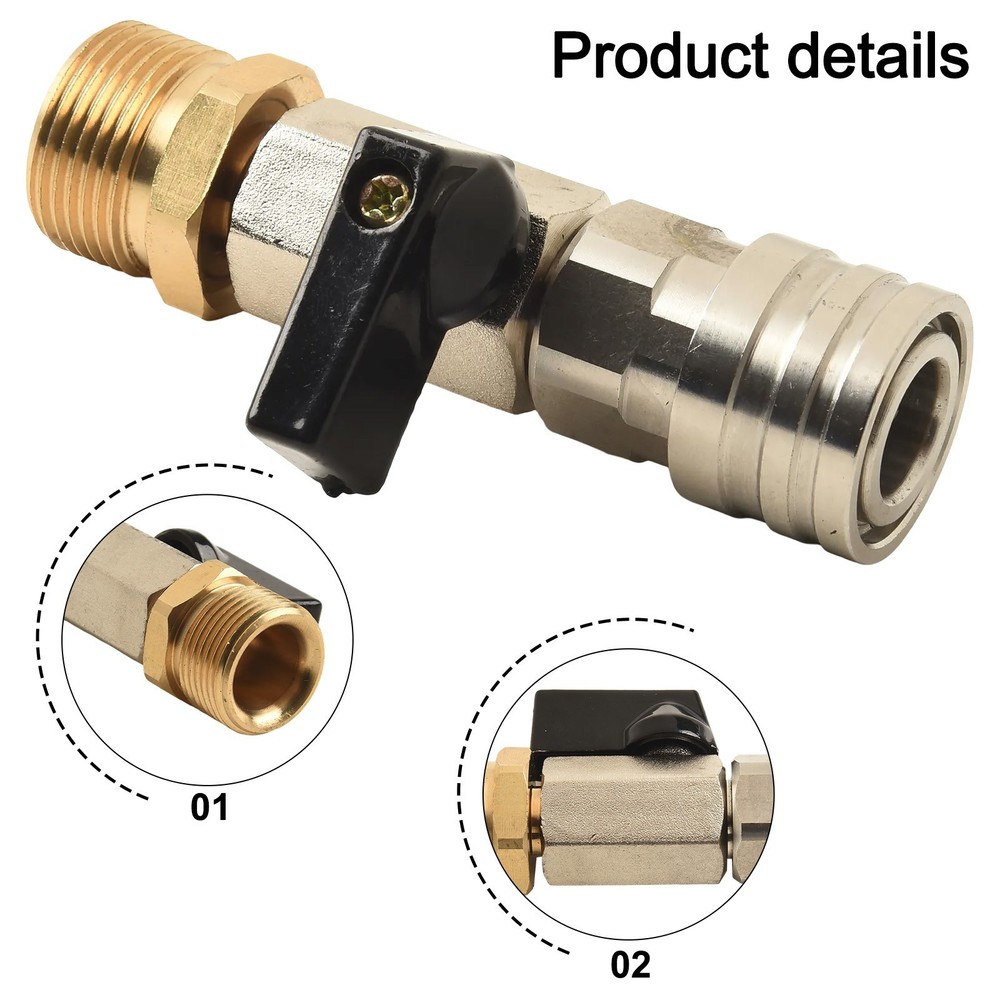 Easy Installation High Pressure Washer Ball Valve for Quick Attachment