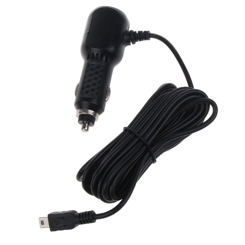 3.4M USB Car Charger Cable for DVR and Devices with Dual Ports