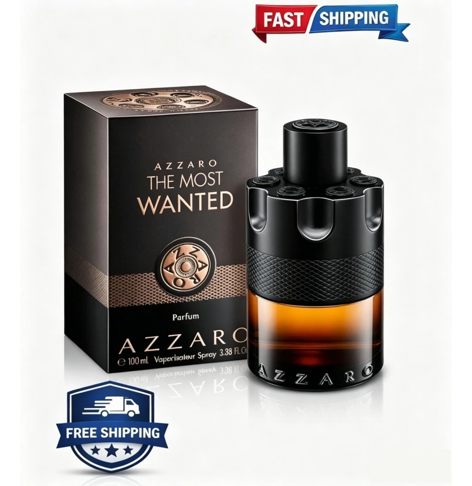 Azzaro The Most Wanted Eau de Parfum Intense 3.4 oz / 100ml Men Spray New In Box