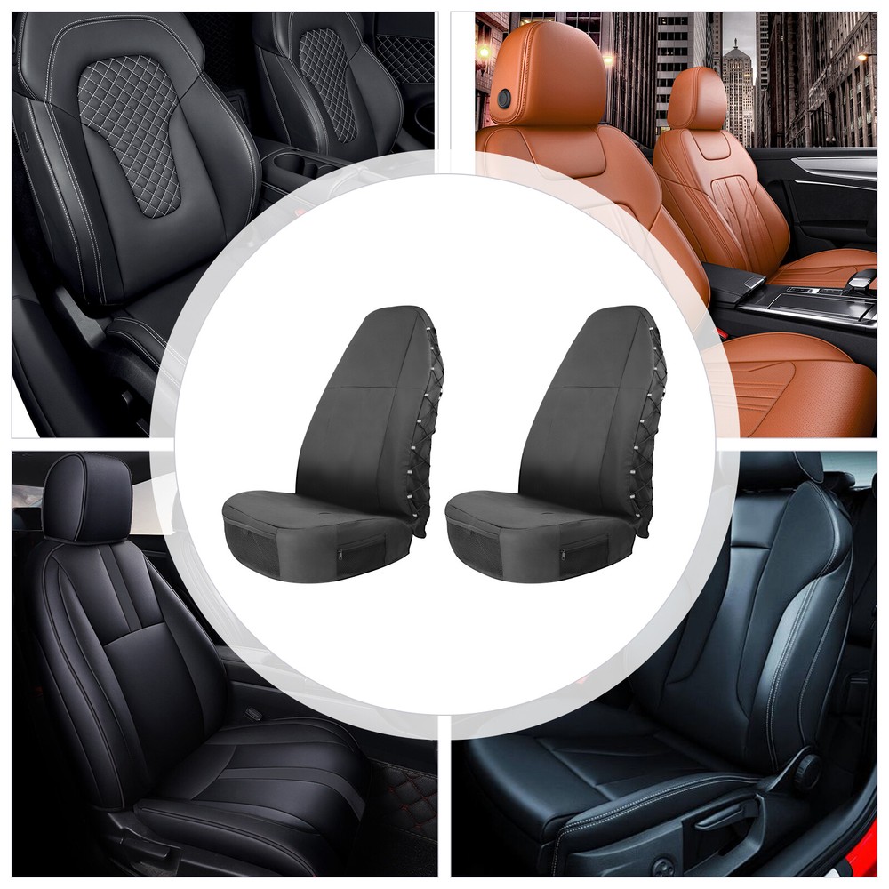 2Pcs 55*80cm Car Front Oxford Cloth Seat Covers Seat Cover Back Seat Cover Kit