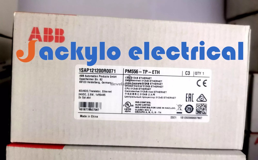 1PC NEW ABB PM556-TP-ETH  PLC controller 1SAP121200R0071 1-Year Warranty !