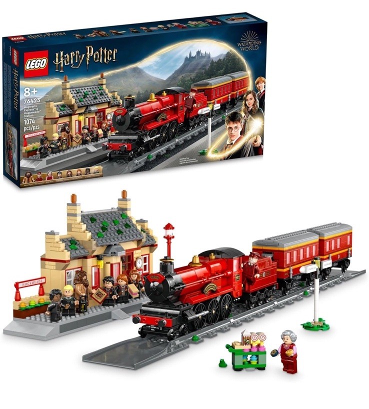 LEGO Harry Potter Hogwarts Express Train & Hogsmeade Station 76423 Building Set