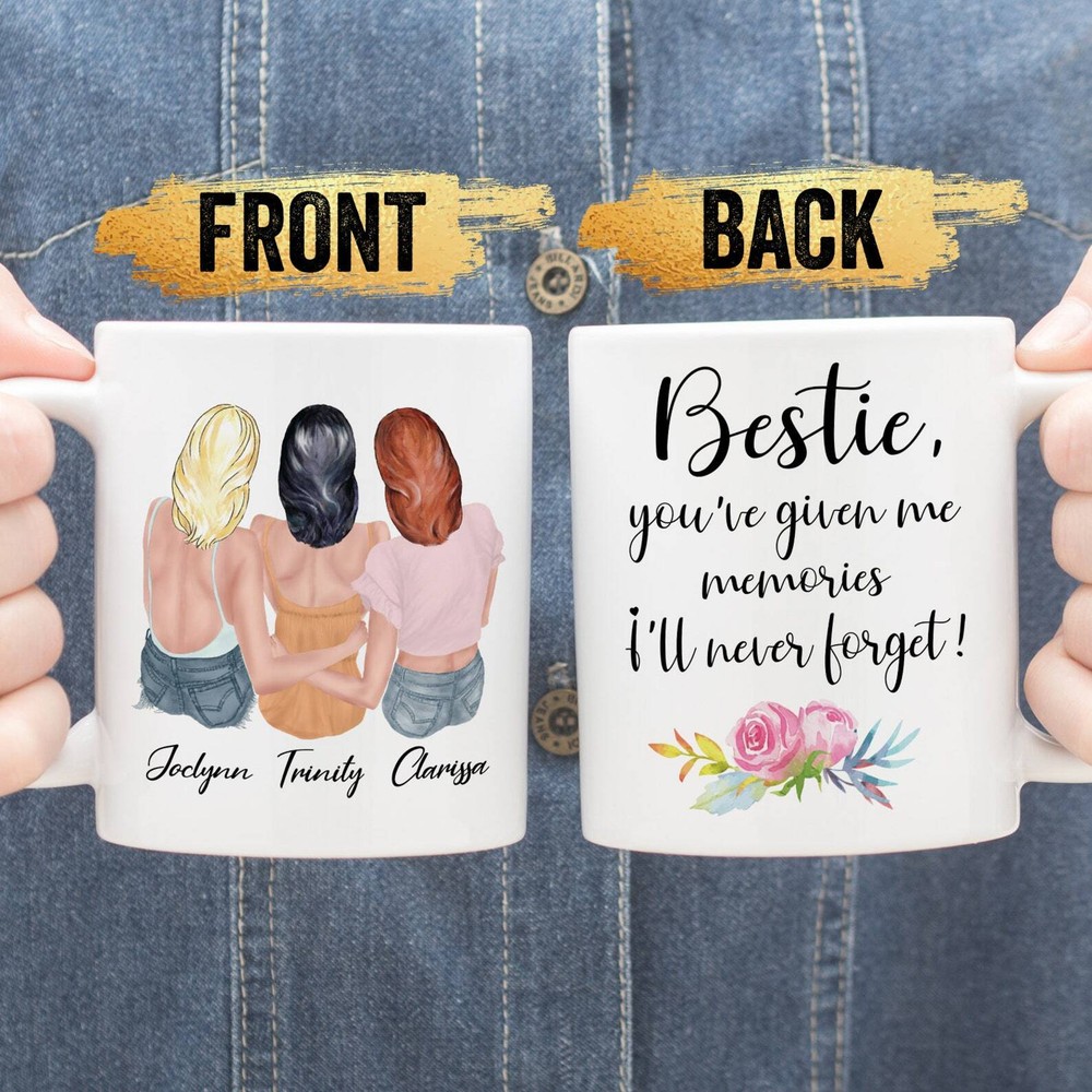 Custom mug For Best Friend Best Sister Gift Sisters Gift Bestie Gift Friend Gift