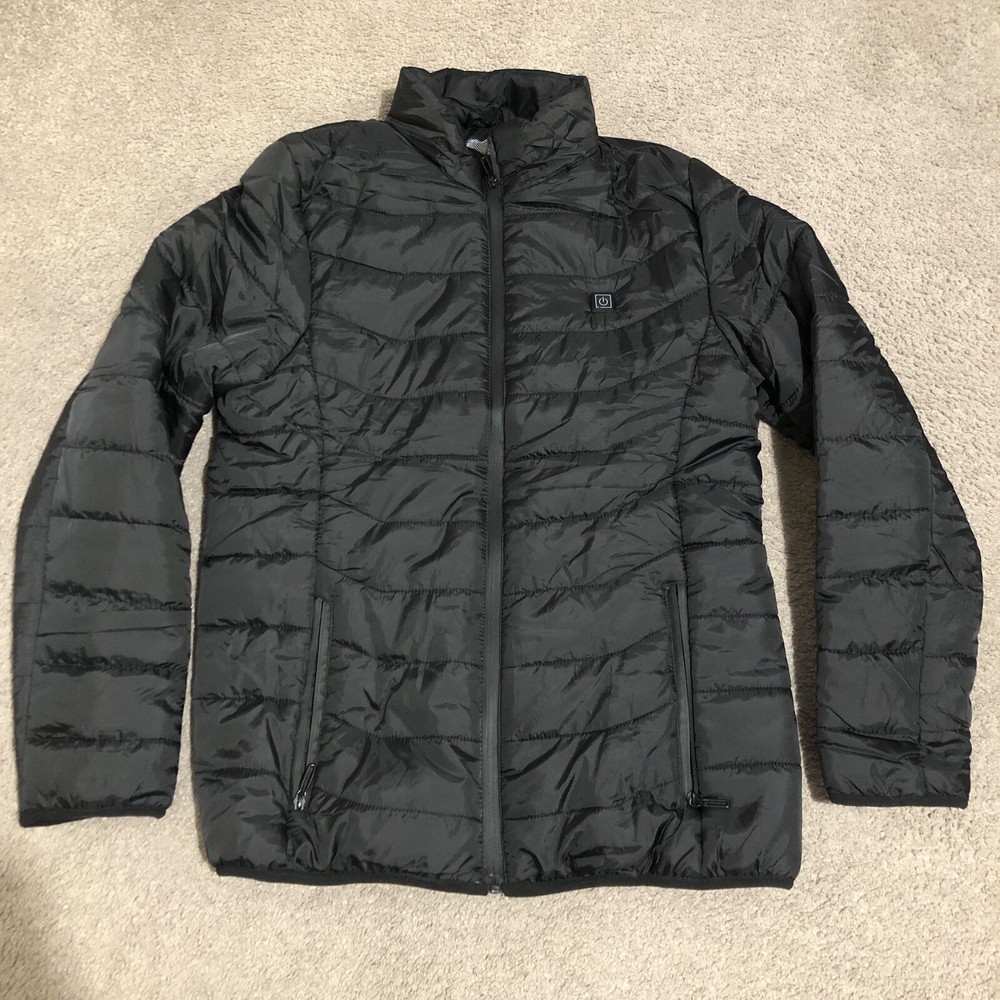 Unisex Electric Heated Jacket Small Black Great Condition Battery Not Included