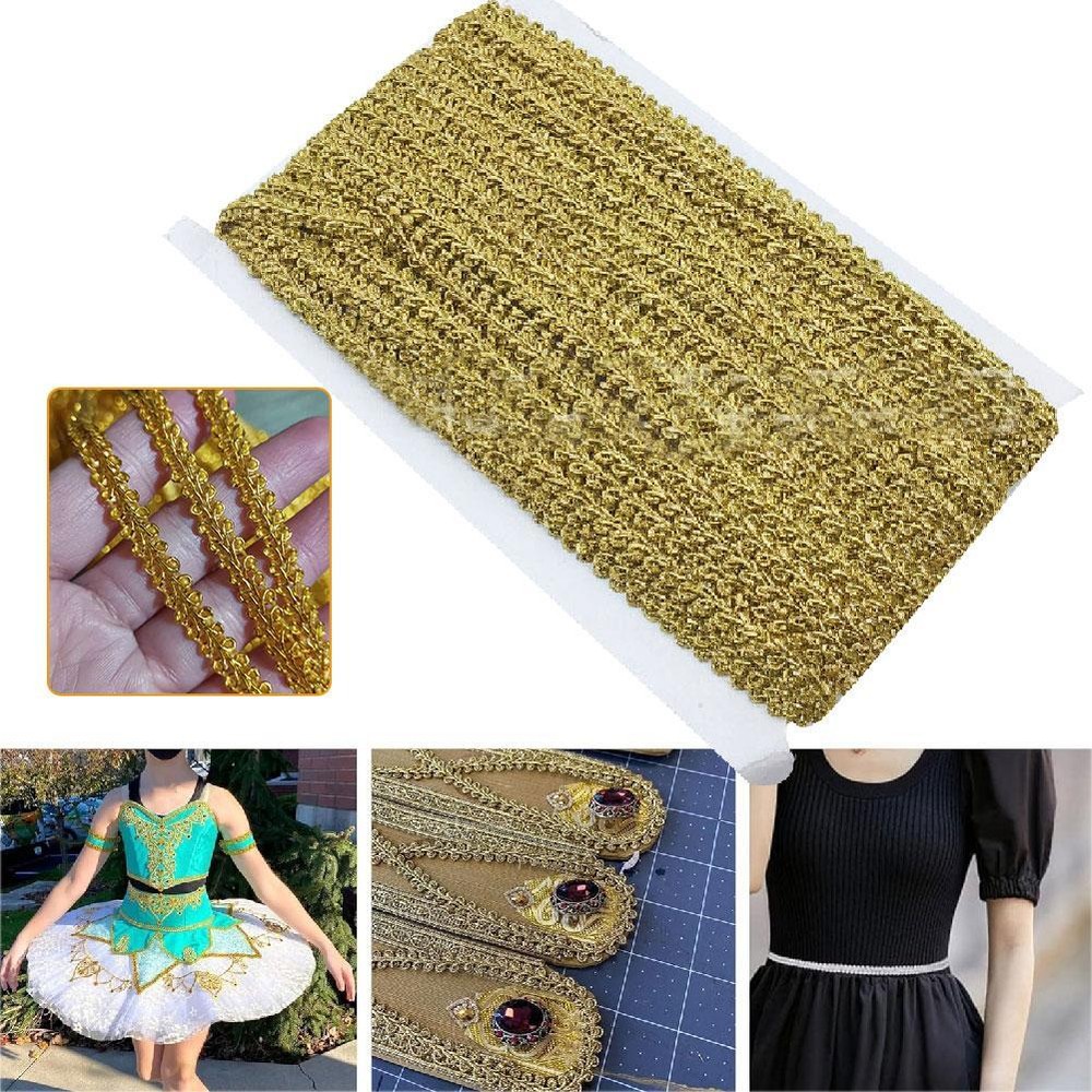 Lace Trim Embroidered Braided Woven Edging Trimmings Decoration/