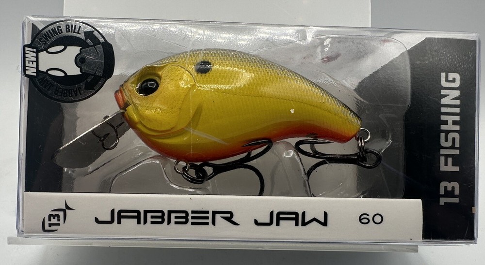 13 Fishing Jabber Jaw 60 #38 Tweetie Pie L-2/3:8” Crankbait Floating 2-4 Feet
