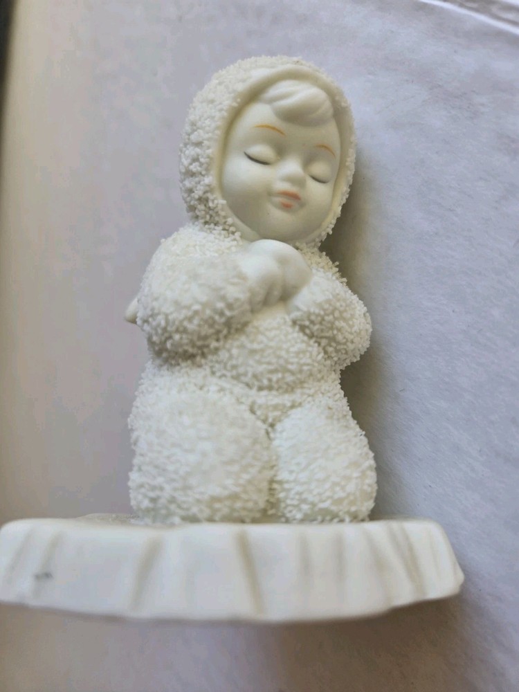 Snowbaby Praying Angel Now I Lay Me Down Dept 56 Retired Taiwan