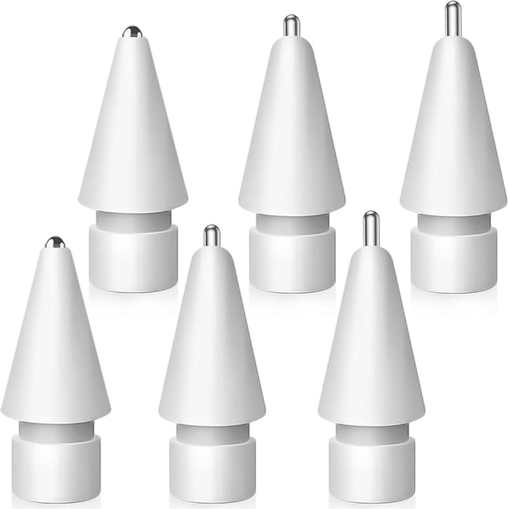 Replacement Tips for Apple Pencil Upgraded No Wear Out Metal Apple Pencil Tip