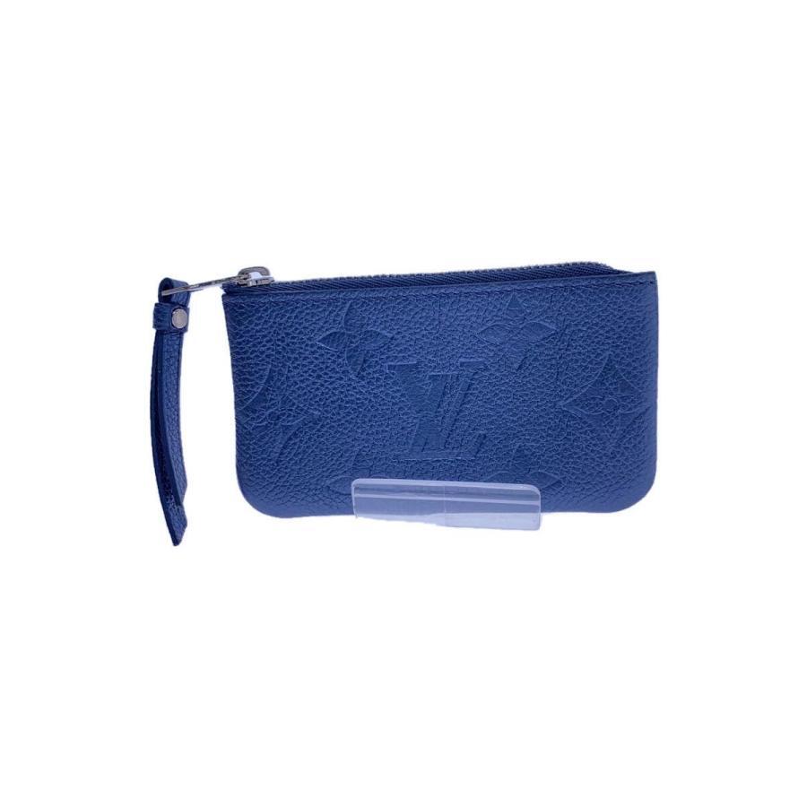 Louis Vuitton Empreinte Monogram Navy Blue Pochette Clé Coin Purse  