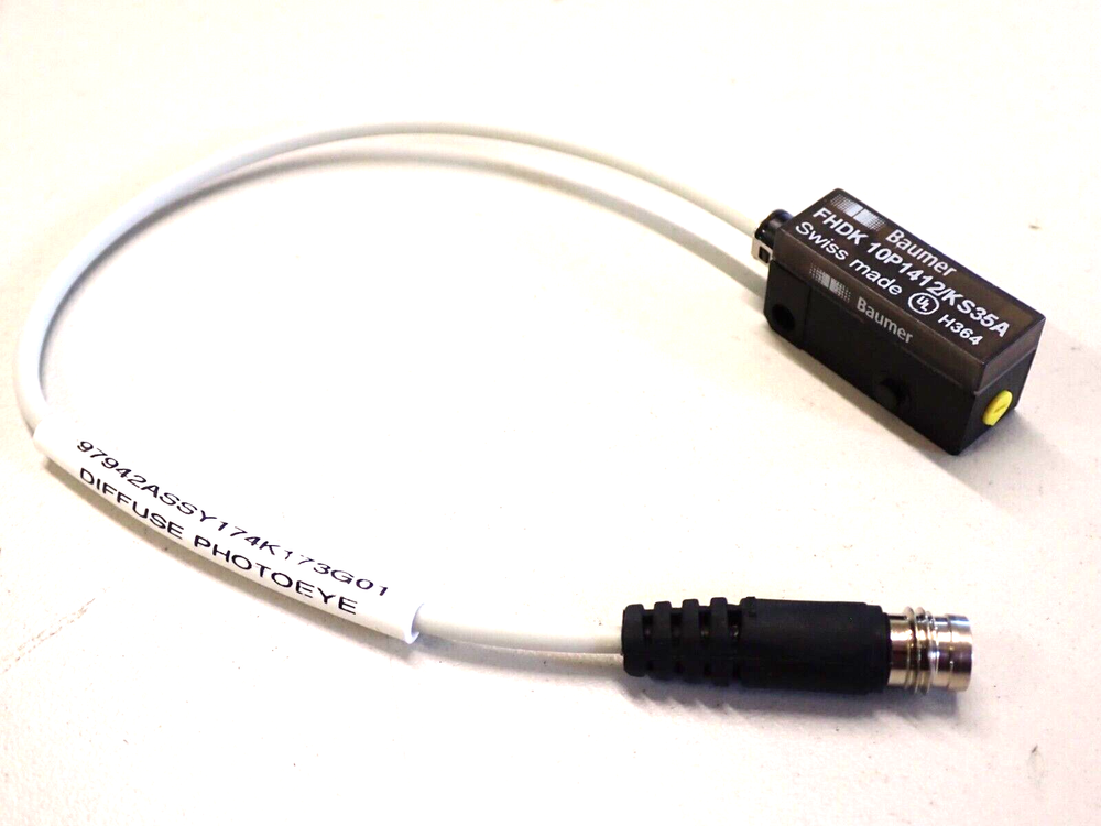 BAUMER ELECTRIC FHDK 10P1412/KS35A PHOTOELECTRIC SENSOR NEW