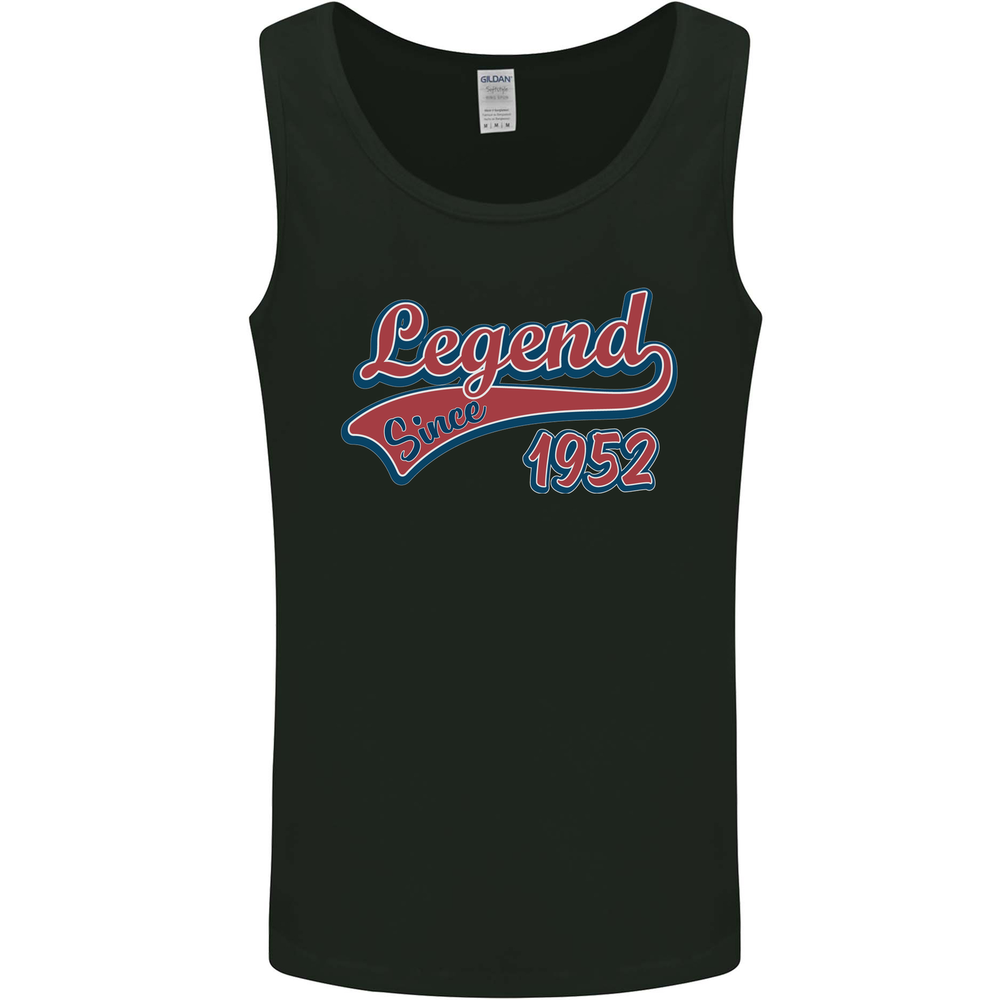 Legend Since 73rd Birthday 1952 Mens Vest Tank Top