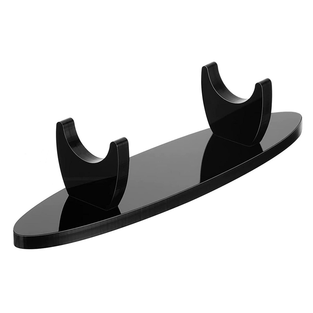 Black Fountain Pen Acrylic Display Holder Pen Collection Stand Rack 12.7cm