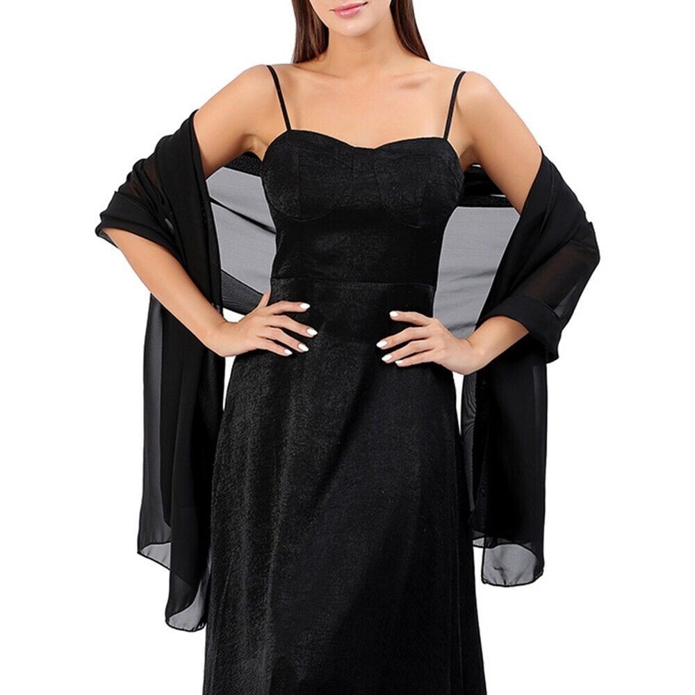 Elegant Soft Sheer Women's Shawls and Wraps for Weddings and Evening Events