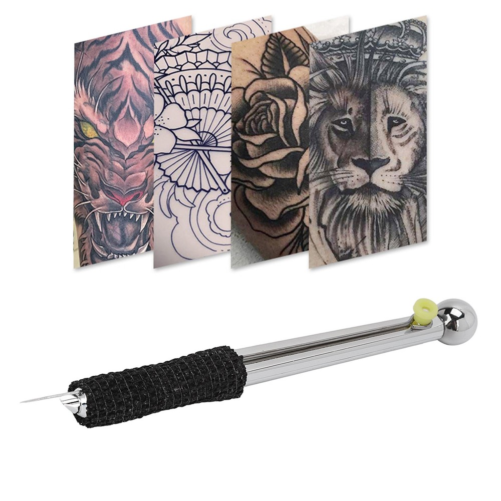UV Tattoo Hand Pen with 3D Plastic Needle for Portable Vacuum Coating