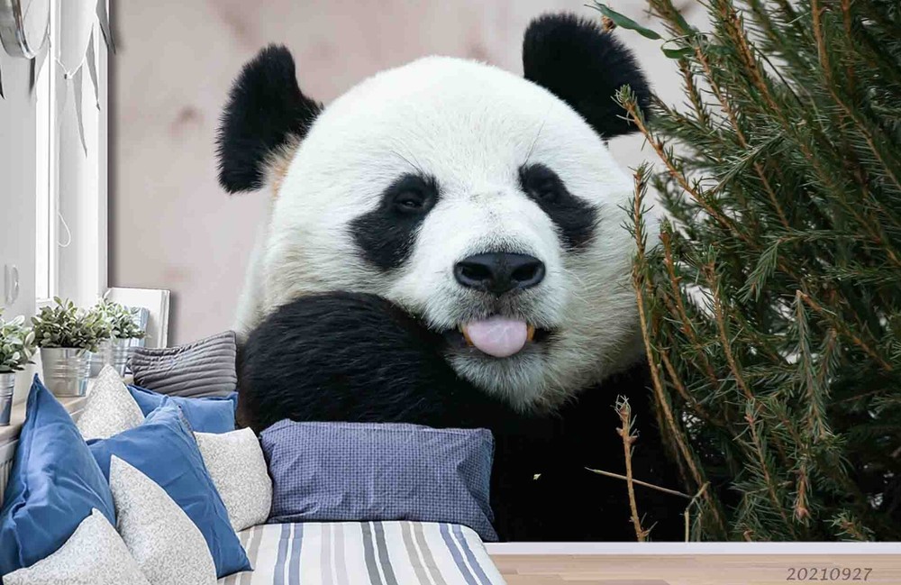 3D Forest Animal Panda Wall Murals Wallpaper Murals Wall Sticker 43