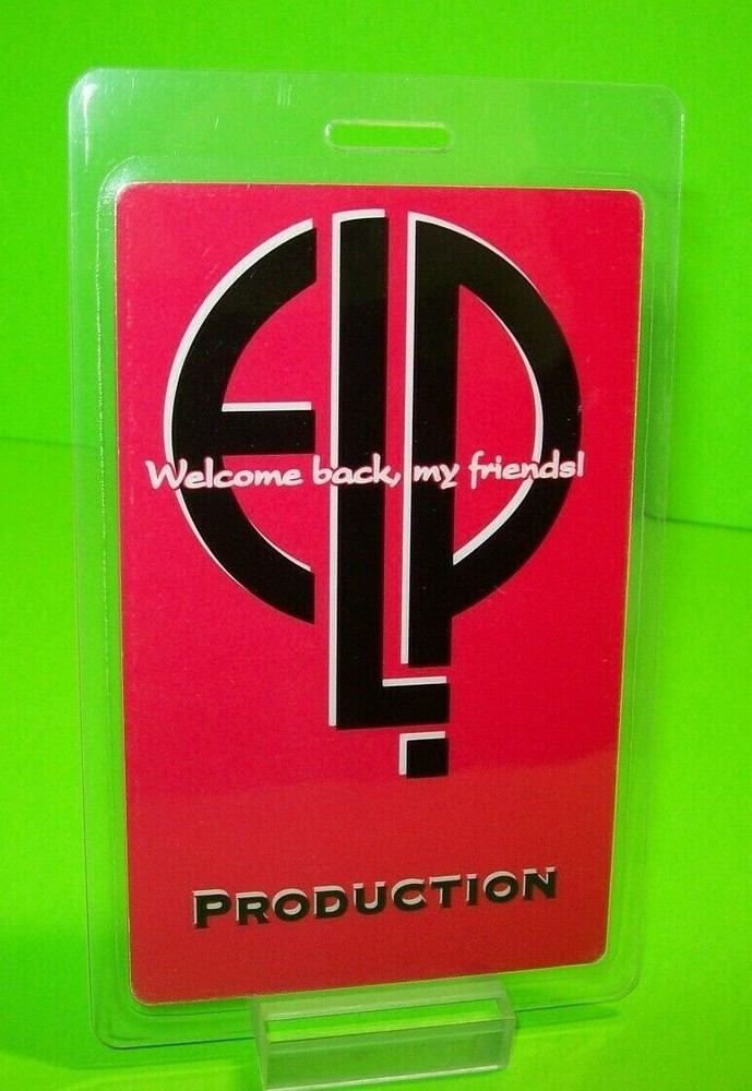Emerson Lake And Palmer Backstage Pass Original 1992 Prog Rock Music Gift ELP