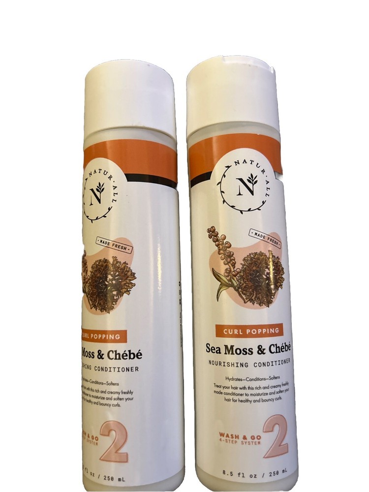 Natural Curl Popping Sea Moss & Chebe Nourishing Conditioner for Defined Curls