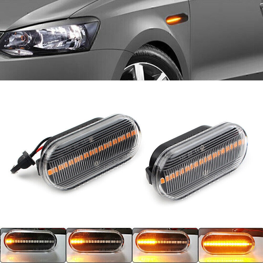 Led Side Marker Light Amber Turn Signal Light For Volkswagen VW Bora Golf 3 4 US