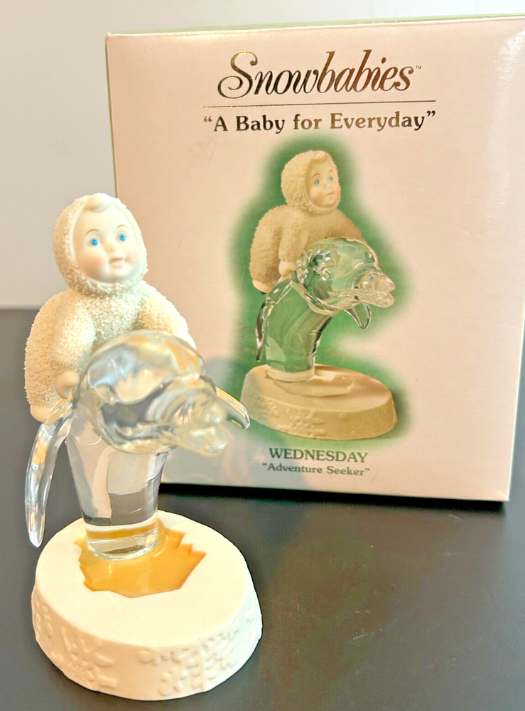 Dept 56 Snowbabies Wednesday Adventure Seeker Figurine
