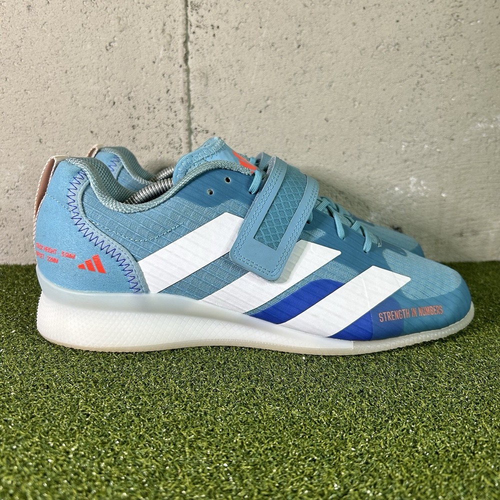 Adidas Adipower Weightlifting 3 Blue HQ3626 Shoes Size Men 7.5 Women 8.5