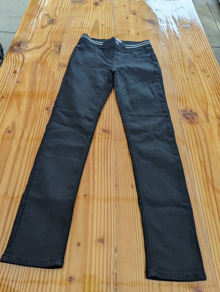 jordache skinny black pants sz 12