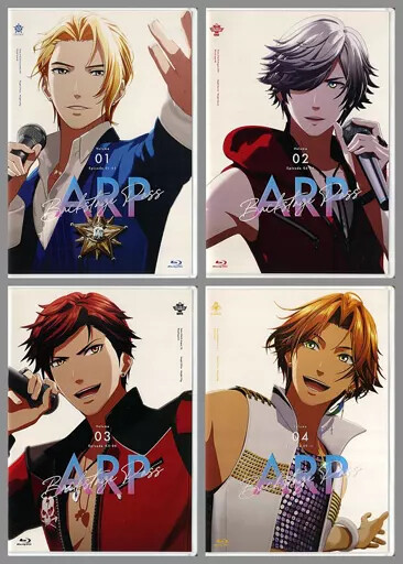 ARP Backstage Pass First Production  Complete 4 Volume Set Japan Import