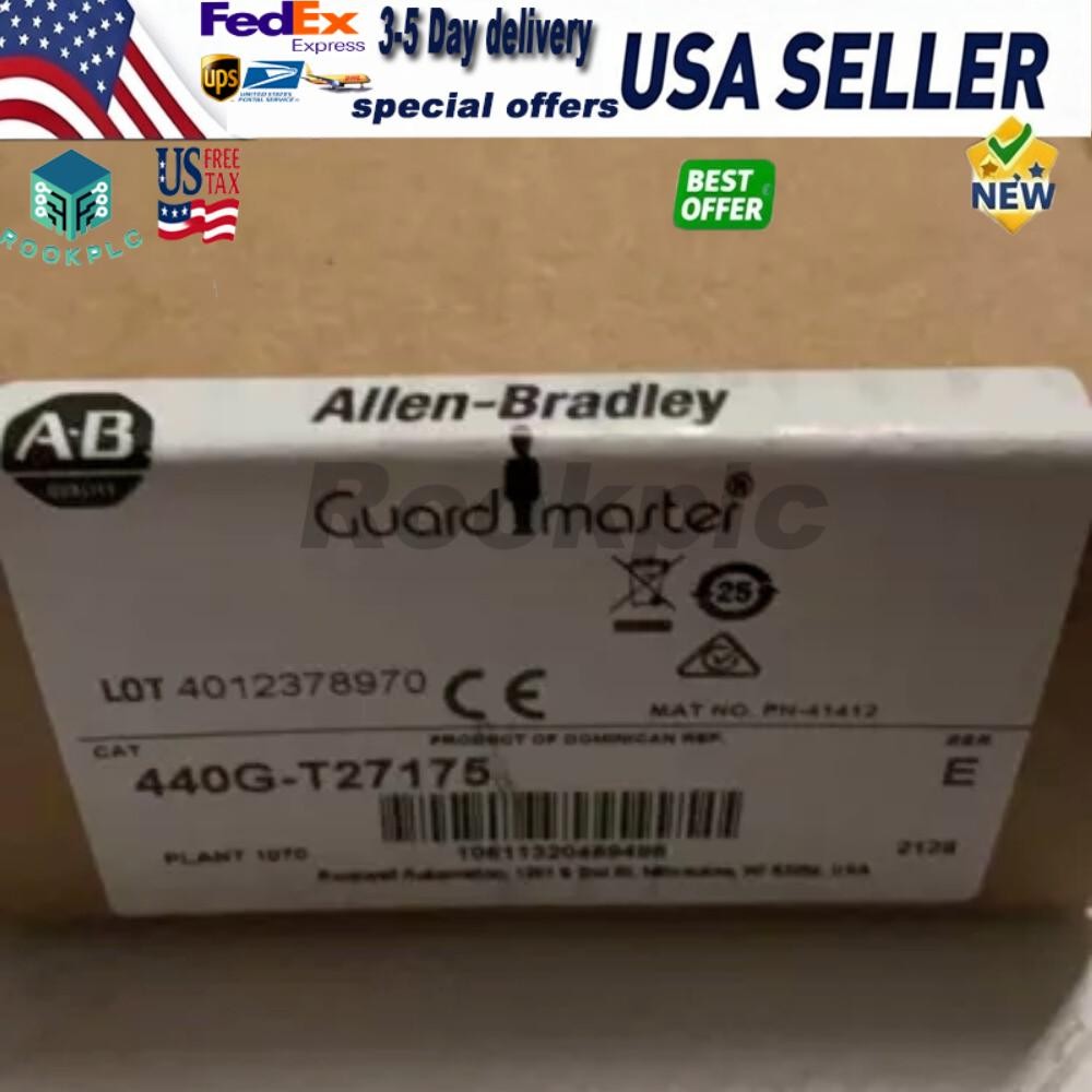 NEW Allen Bradley 440G-T27175 Guard Locking Safety Switch TLS-GD2 US Free Tax