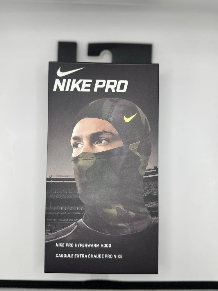 Nike Pro Therma-Fit Hyperwarm Hood Ski Mask brand new in BOX green camo