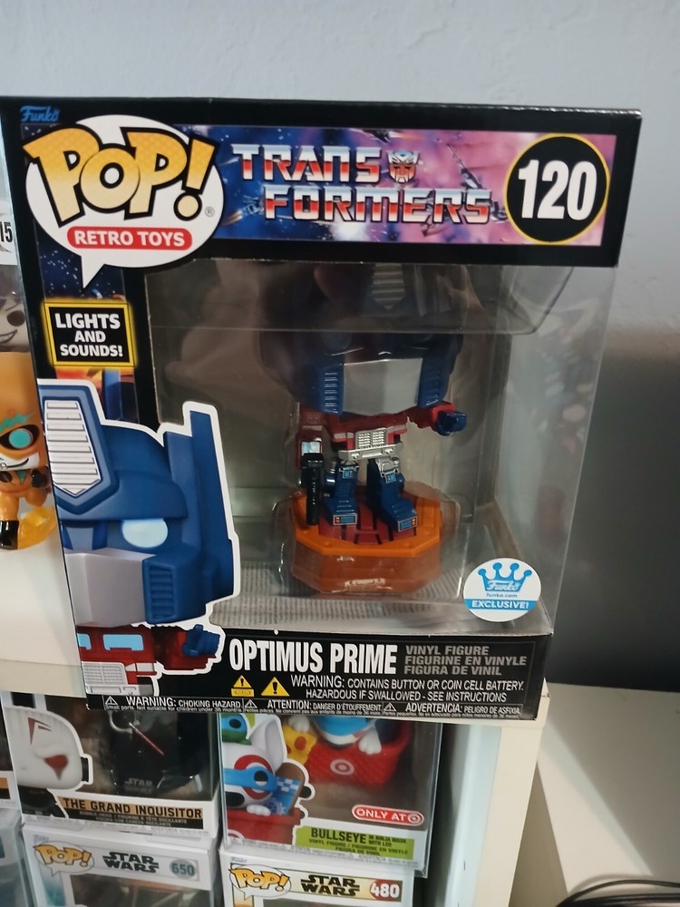 Funko Pop! Vinyl: Transformers - Optimus Prime #120 Lights and Sounds, New