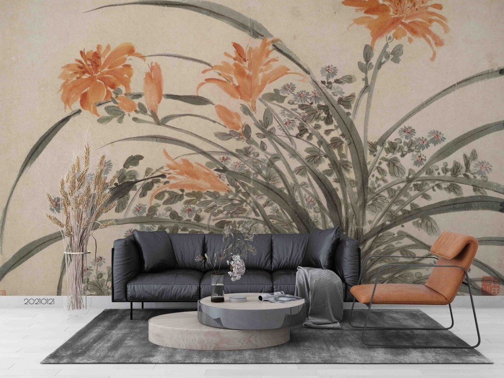 3D Chen Chun Chinese Painting Wall Murals Wallpaper Murals Wall Sticker 3