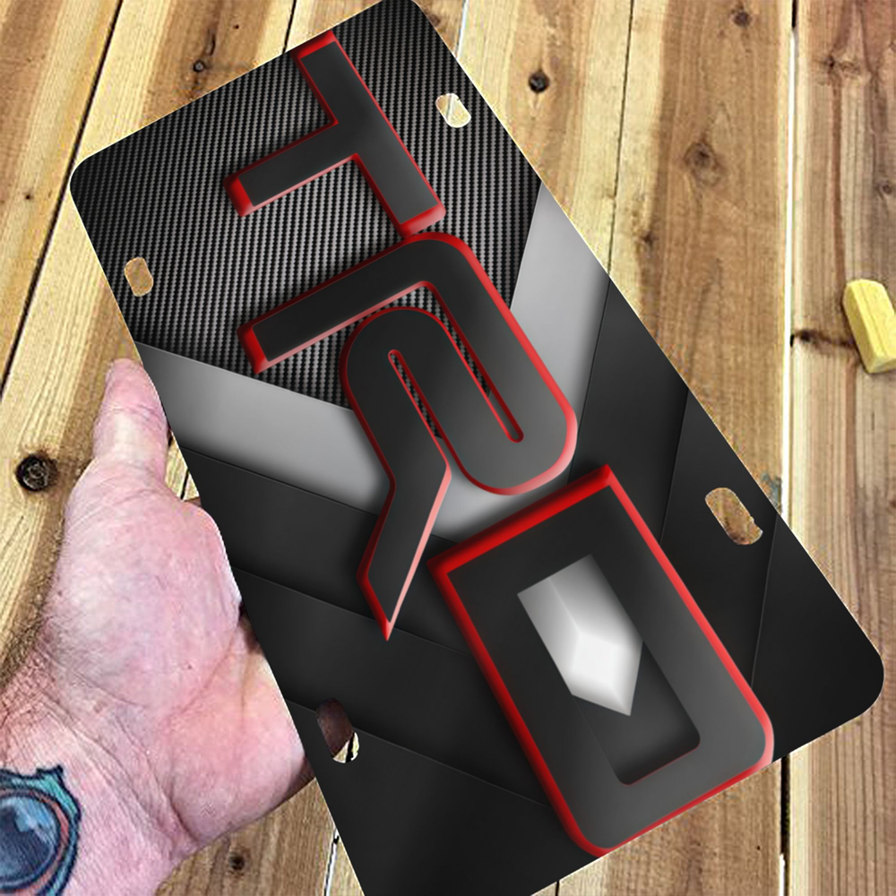 Toyota TRD Personalized License Plate, Car/Truck Sport License Plate, Dark Red