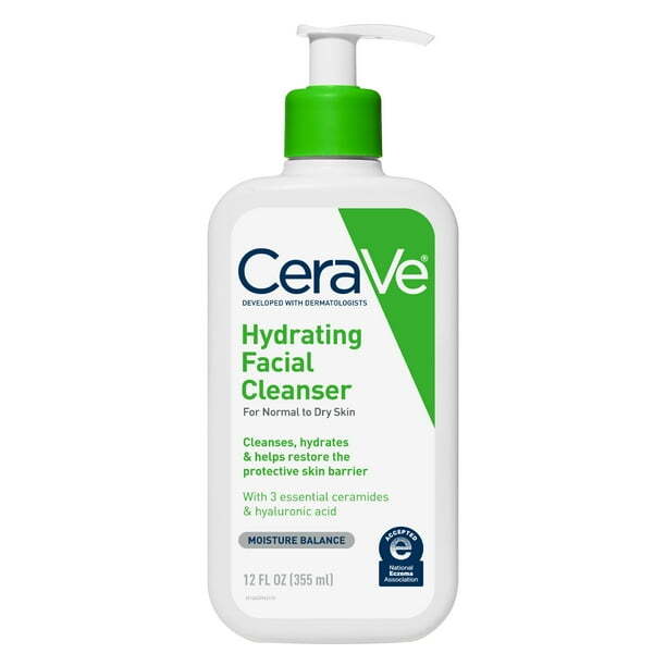 CeraVe Hydrating Daily Face Cleanser for Normal to Dry Skin 12 fl oz