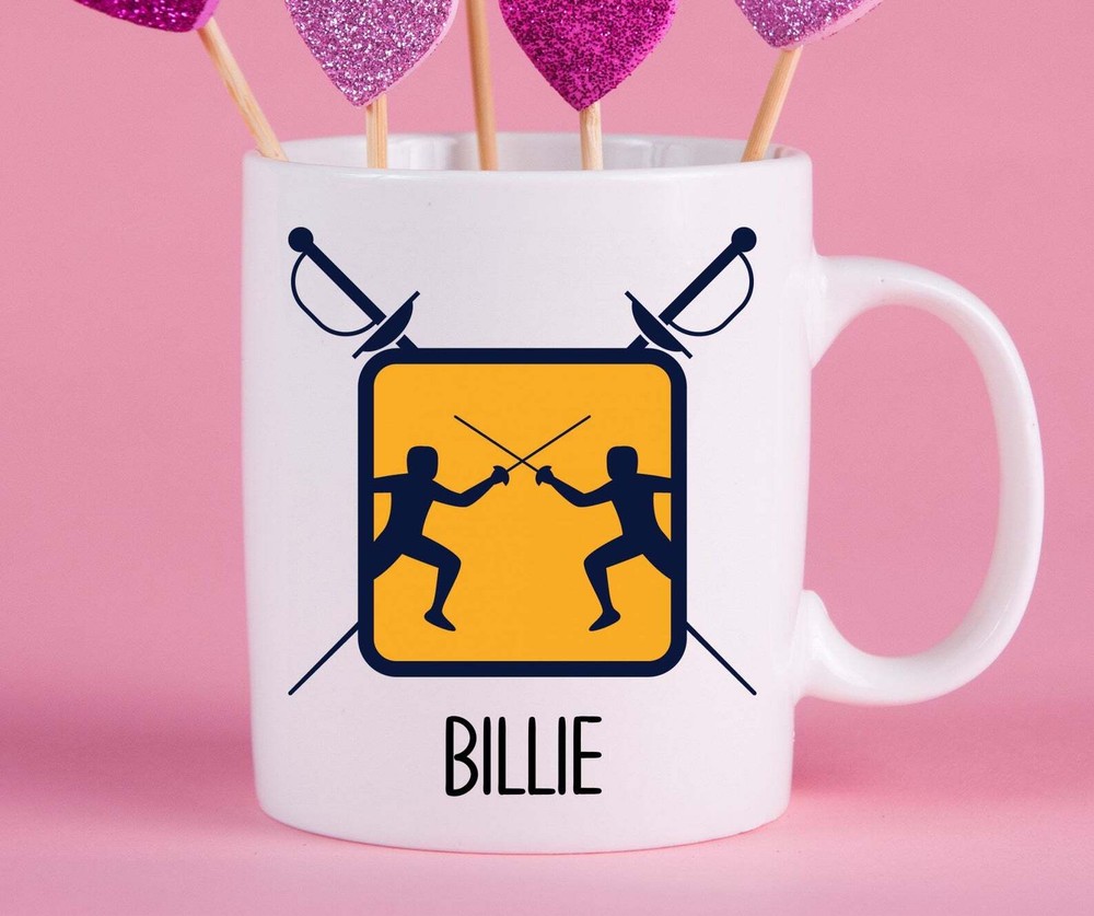 Personalized Fencing Mug Fencing Gift Ideas Fencing Cup Gifts For Fencing Lovers