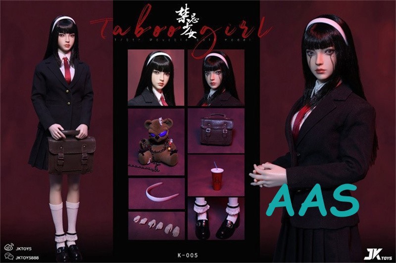 IN STOCK! JKTOYS K-005 Taboo Girl Tomie Cosplay 1/6 Female Action Figures Toy