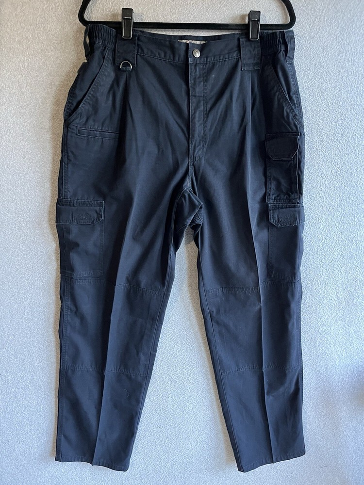511 Tactical Taclite Pro Pants Navy Blue Mens Size 36x32 Cargo Ripstop