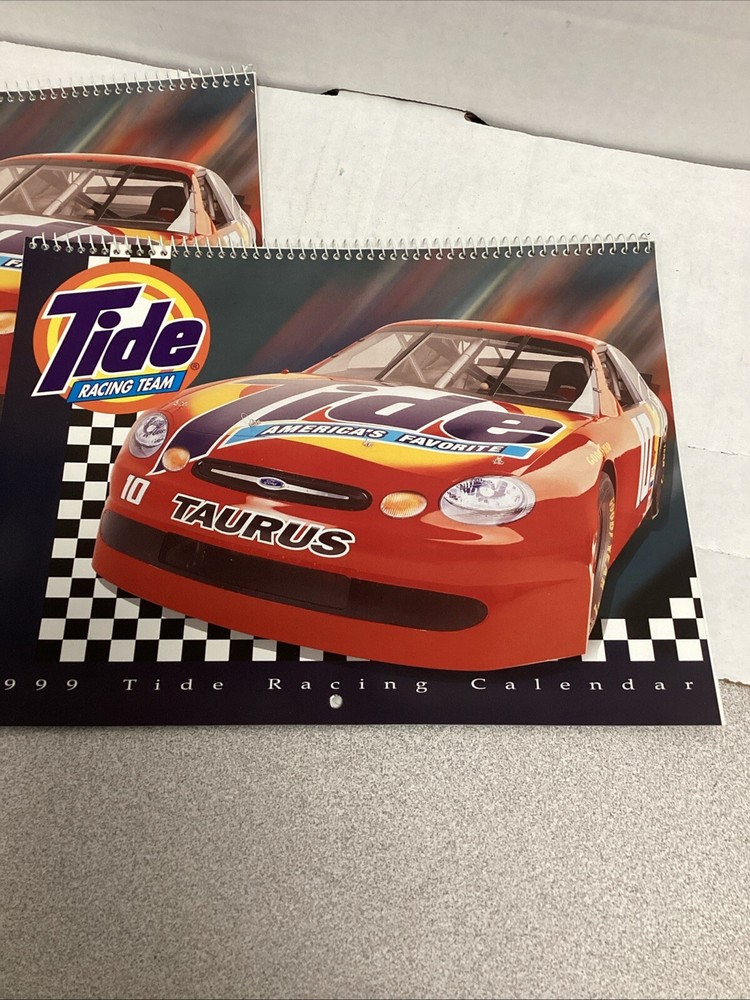 1999 Tide Racing Team Calendar featuring Whirlpool Winston NASCAR Race